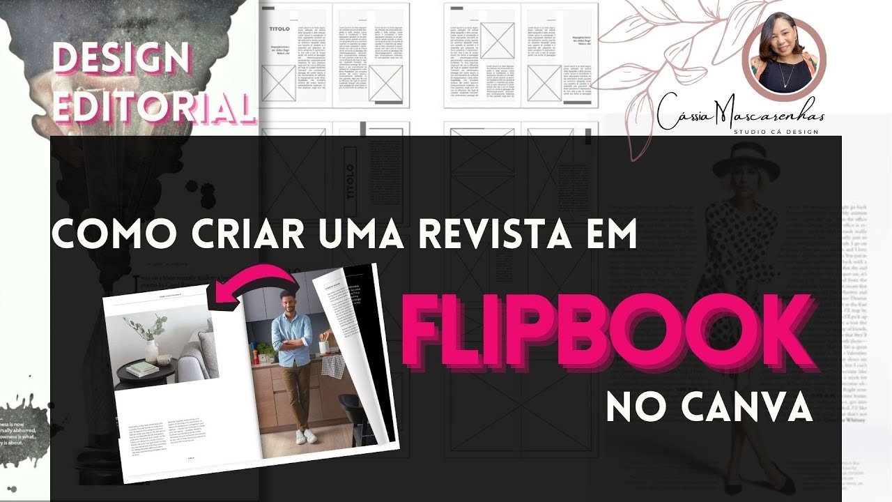COMO CRIAR UMA REVISTA EM FLIPBOOK NO CANVA (EFEITO FOLHEAR REVISTA ...