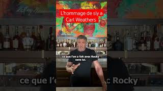 Stallone rend hommage à Carl Weathers #youtubeshorts #stallone #carlweathers #rocky #speech