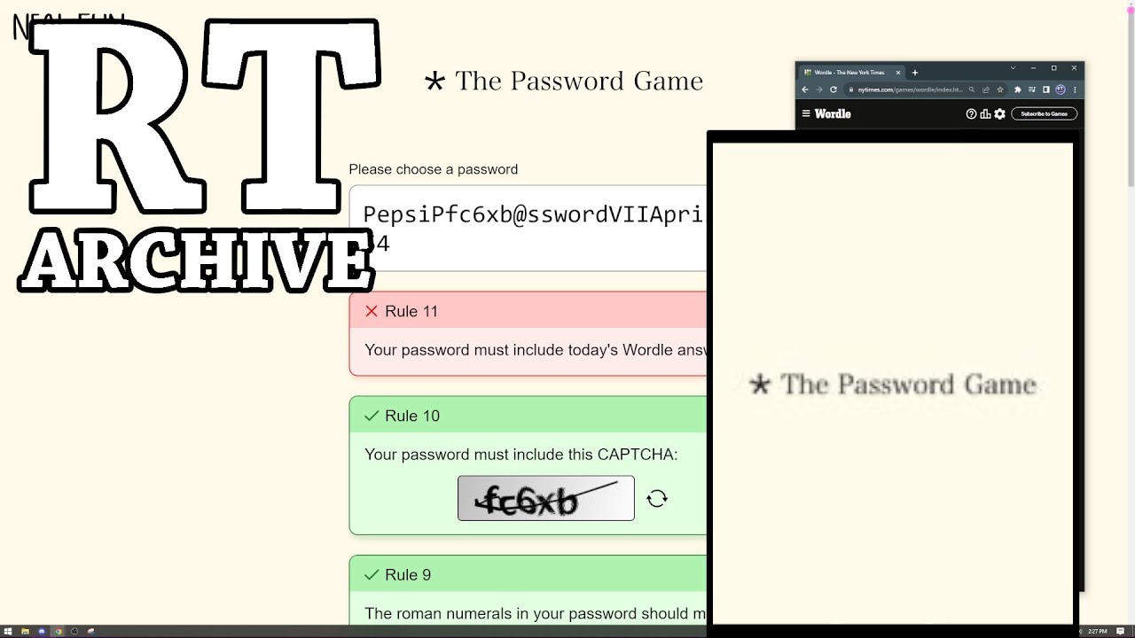 The Password Game - How complex can you get? : r/WebGames