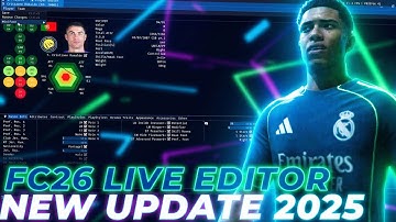 EA FC 26 Live Editor | FC 26 Live Editor 26.2.0 | 🔧 2025 - Ultimate Career Mode Tool (Not a Cheat!)