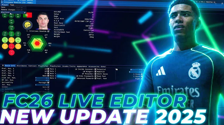 EA FC 26 Live Editor | FC 26 Live Editor 26.2.0 | 🔧 2025 - Ultimate Career Mode Tool (Not a Cheat!)
