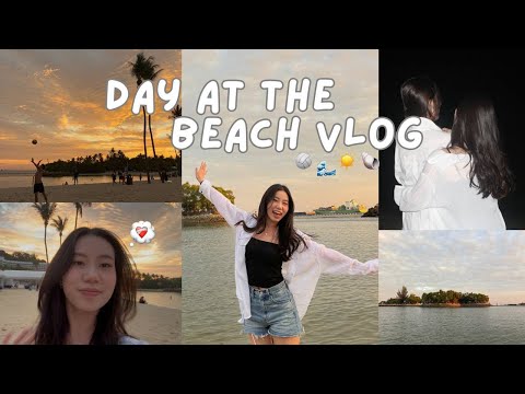 day at the beach vlog 🌊🐚 | picnic, friends, very chaotic and funny day