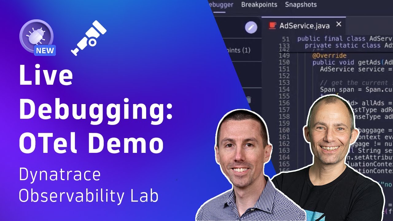 Live Debugging of the OpenTelemetry Demo App with Dynatrace - YouTube