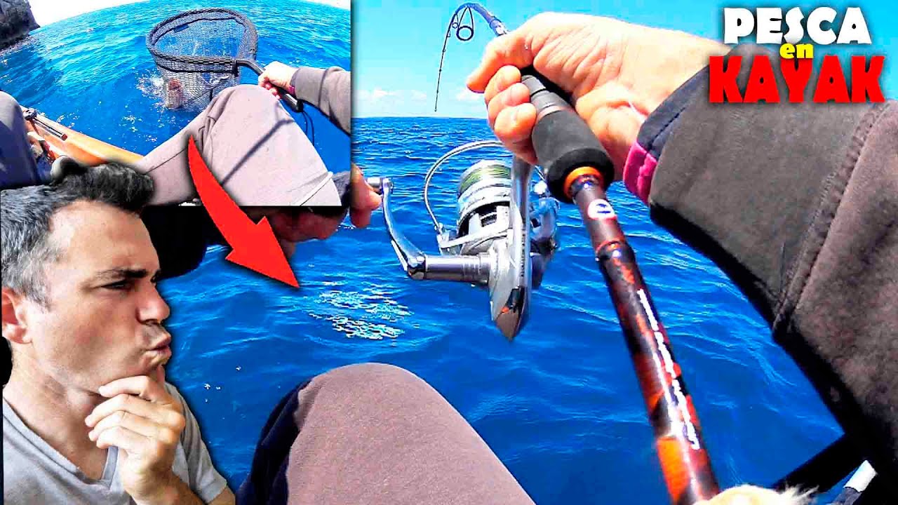 PESCA en KAYAK (El regreso mas ÉPICO) Pesca al vivo ¡BESTIAS en los ABISMOS!