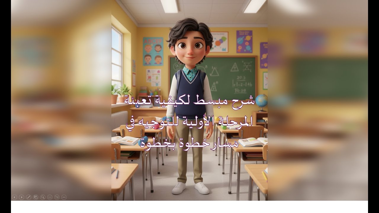 شرح مبسط لكيفية تعبئة المرحلة الأولية للتوجيه في مسار خطوة بخطوة