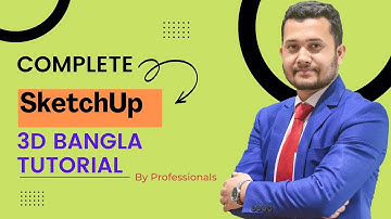 SketchUp 3d Bangla Tutorial  - 7  text  SketchUp 2021