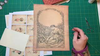 Finishing my Victorian Lady Junk Journal