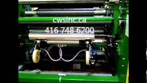 four spindle foam turret winder high speed