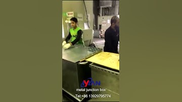 automatic metal junction box production line#junctionbox #electric