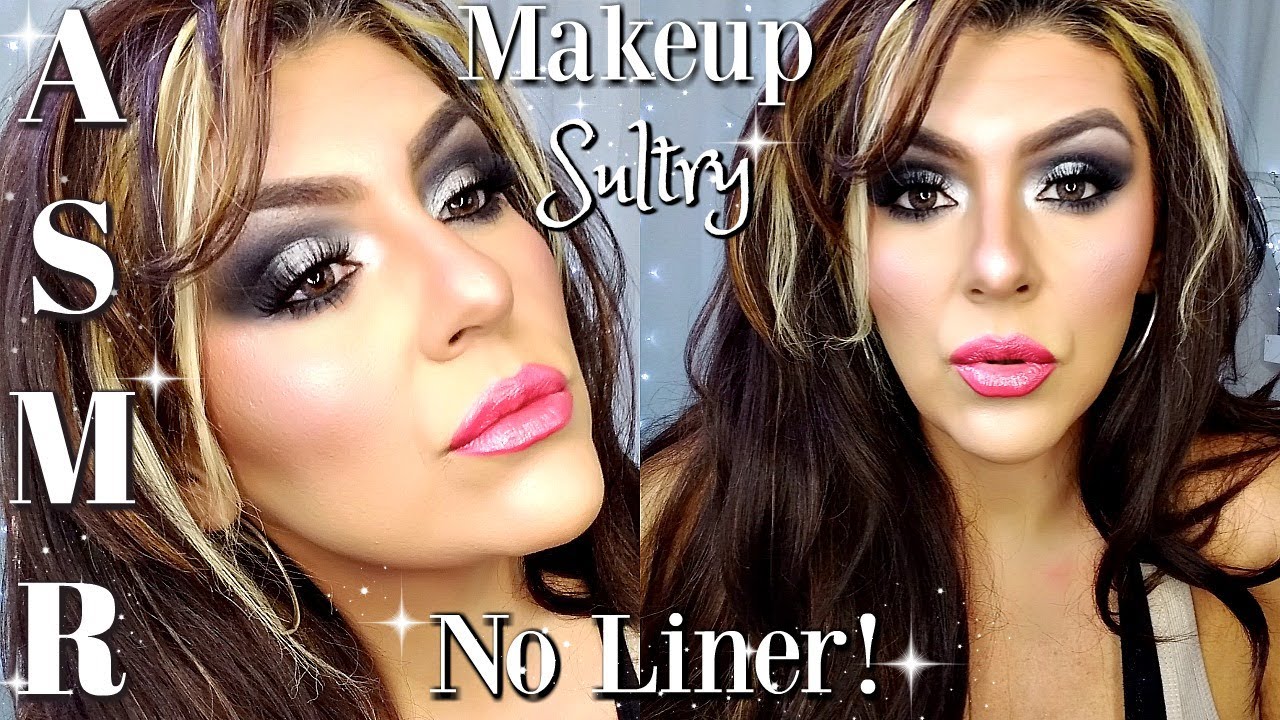 ASMR (Doing My Makeup) Whisper & Gum Chewing!