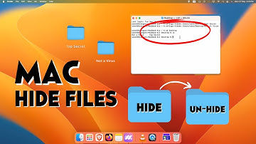 How To Hide ANY File Or Folder On Mac - Macbook Secret