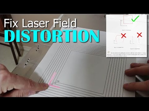 EZCAD2 : Laser Marking Field Adjustments - Distortion & Scale