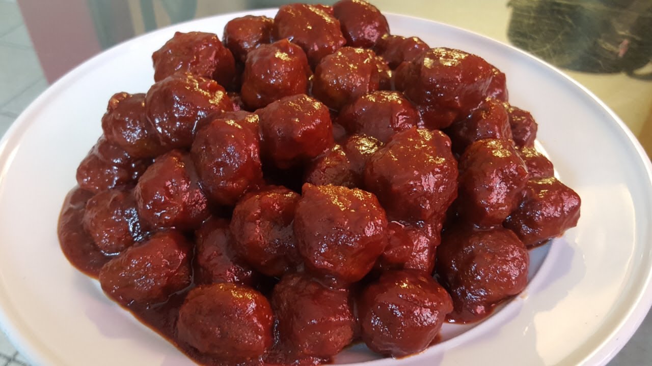 How to make Homemade Barbecue Meatballs YouTube
