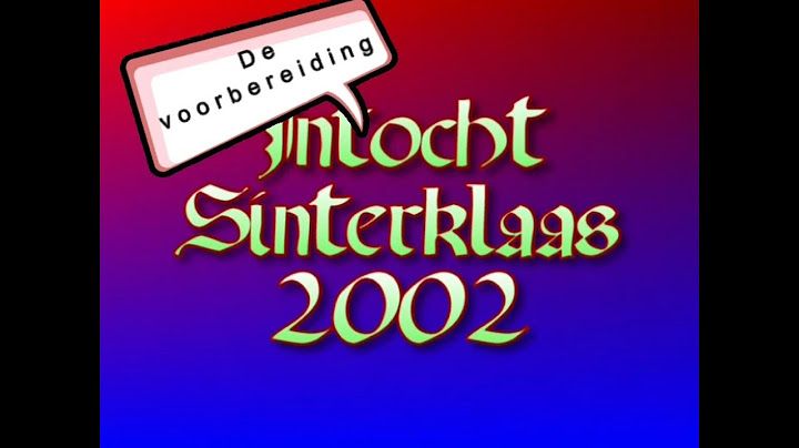 Intocht Sinterklaas: De voorbereiding