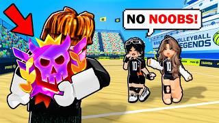 I Went undercover as a NOOB in Volleyball Legends...