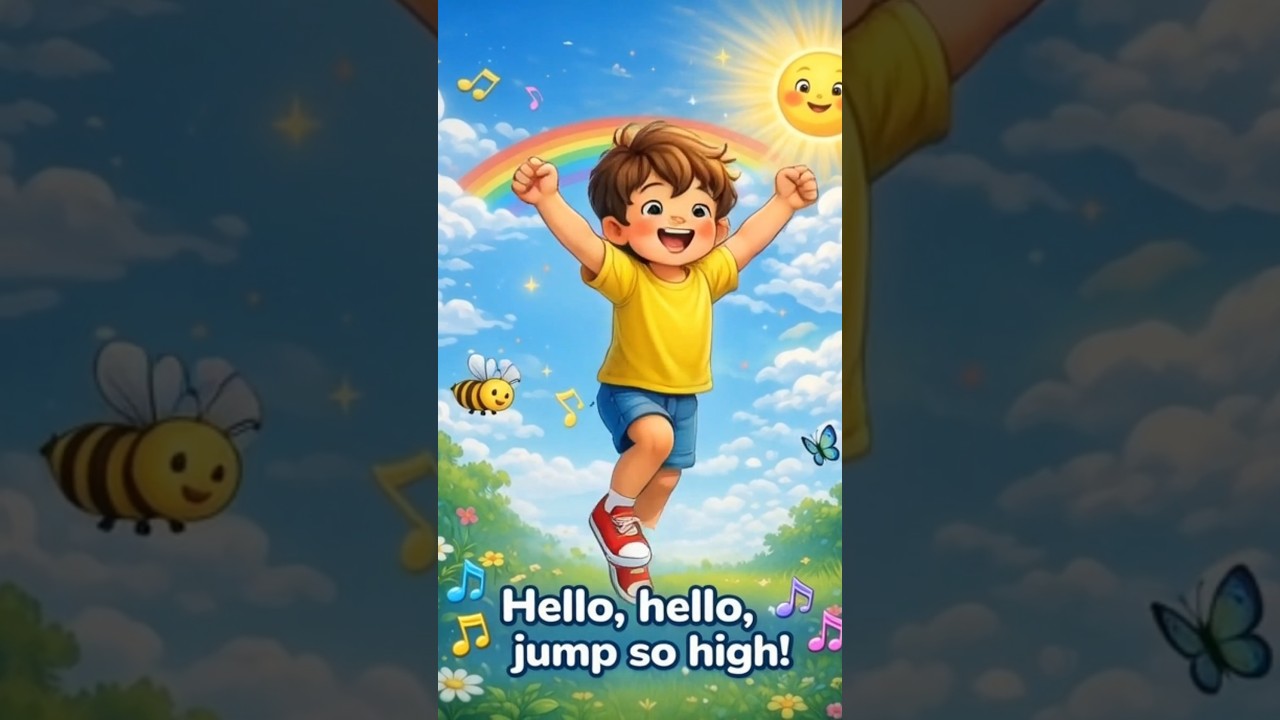 Hello Jump! | Fun Kids Cartoon Song | Learn & Play for Toddlers // 