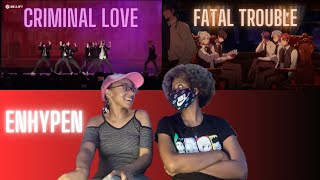 ENHYPEN- Fatal Trouble & Criminal Love Live REACTION