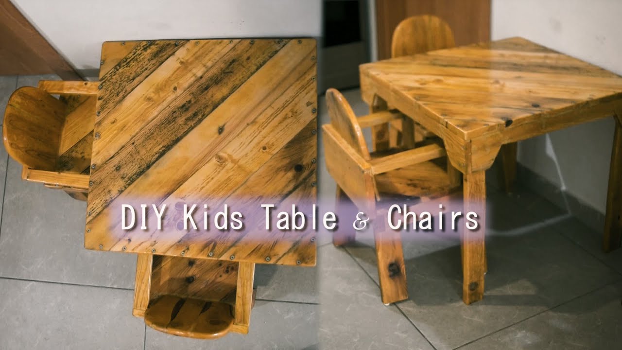 diy kids table and chairs