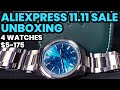 Unboxing 4 Watches From The AliExpress 11.11 Sale!