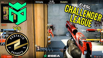 Entropiq vs ECSTATIC [Lower Bracket | Round 1 | BO3][ESL Challenger League S40 EU] CSGO HIGHLIGHTS