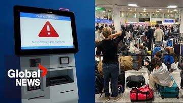 CrowdStrike outage: Airlines, banks and hospitals impacted worldwide by faulty Microsoft update