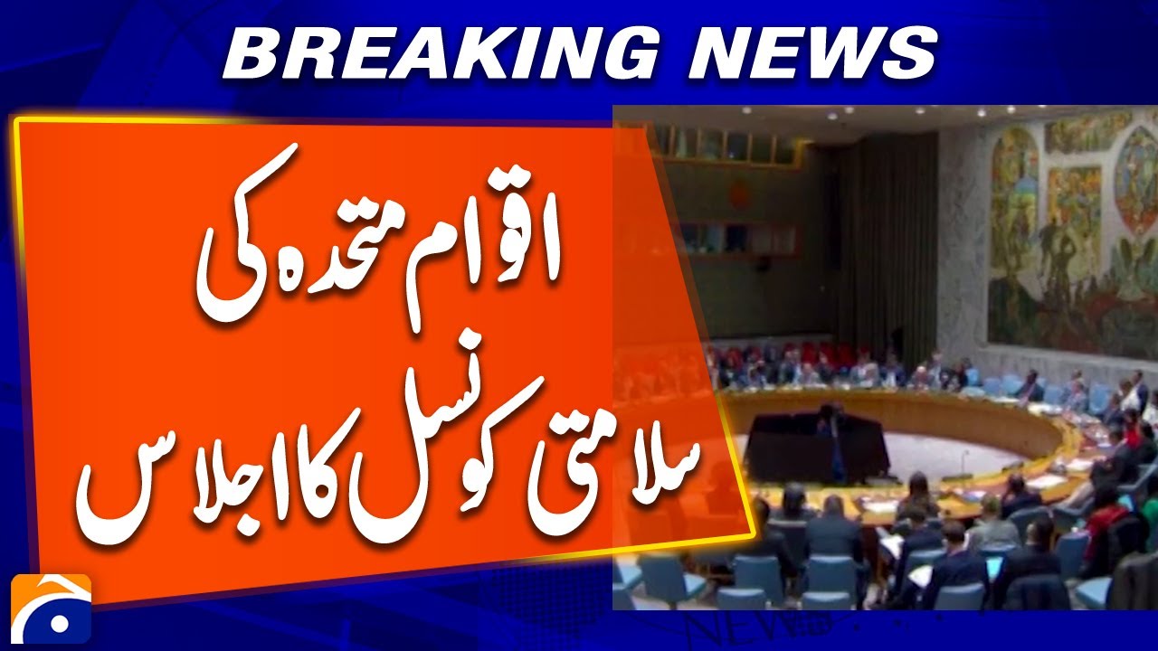 Iran, Pakistani delegate's address at UN Security Council meeting | Breaking News