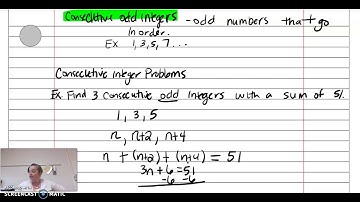 Algebra Video Notes 2.3 Solving Equations (2 Steps) pt 2