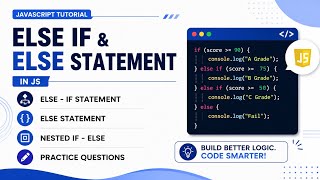 Else If & Nested If-Else in JS 🔥 | Conditional Logic + Practice Questions 💻 #programming #javascript