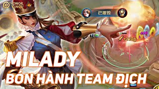 [ HONOR OF KINGS / VGVD ] BÀ HOÀNG SNOWBALL MILADY KHIẾN TEAM ĐỊCH BỊ ÉP LANE ĐẾN THỞ KHÔNG NỔI