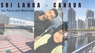 Our Journey from Sri Lanka to Canada | Student & Spouse Visa | 2023 🇱🇰 🇨🇦