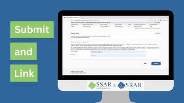 How to Submit and Link the SRAR