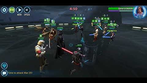 SWGOH Darth Vader, Echo vs JMK w/ CAT
