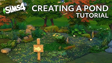 How to Create a Pond with the new Water Tool and Visual Effects | The Sims 4 Tutorial