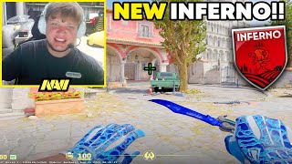 S1MPLE PLAYS HIS FIRST GAME ON THE NEW INFERNO IN CS2!!