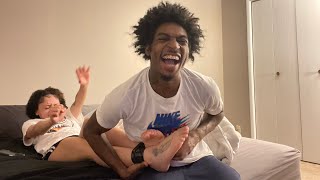 Tickling My Gf Feet PRANK Pt2 This Time With Duct Tape￼￼🤣‼️
