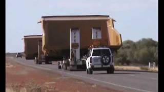 moving 60 ton dump truck buckets