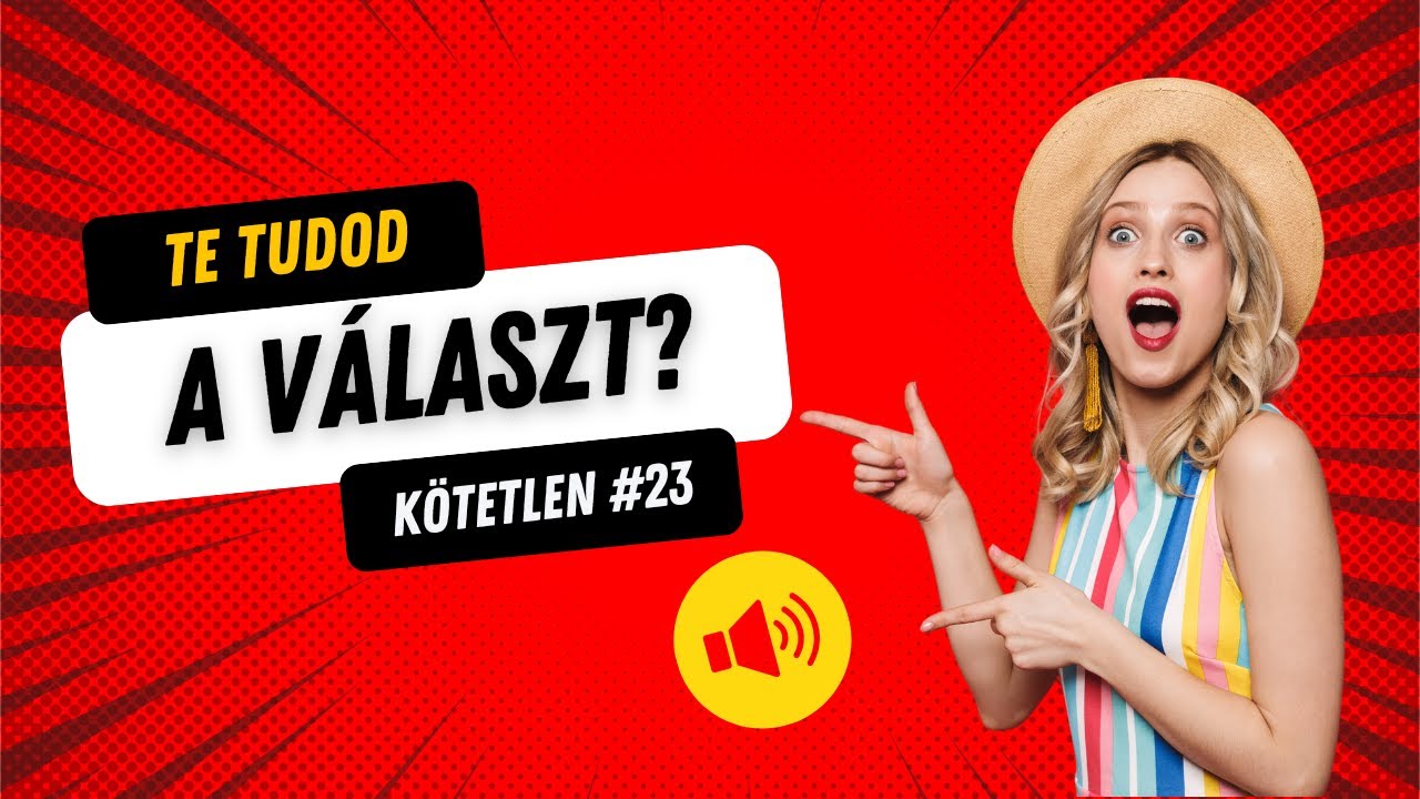 Mennyi kérdésre tudod a választ? 🧠 Kvíz Kérdések Témakör Nélkül #23