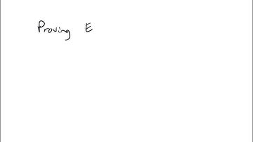 Proving Existential Statements