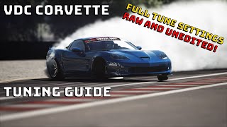 VDC CORVETTE Tuning guide Assetto Corsa