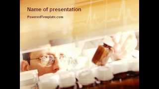 Medicine Prescription PowerPoint Template by PoweredTemplate.com