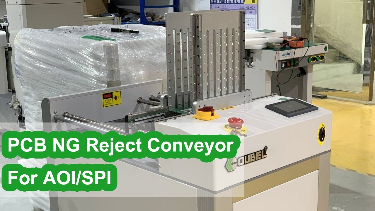 OUBEL automatic PCB reject conveyor PCB NG OK buffer conveyor for SMT ...