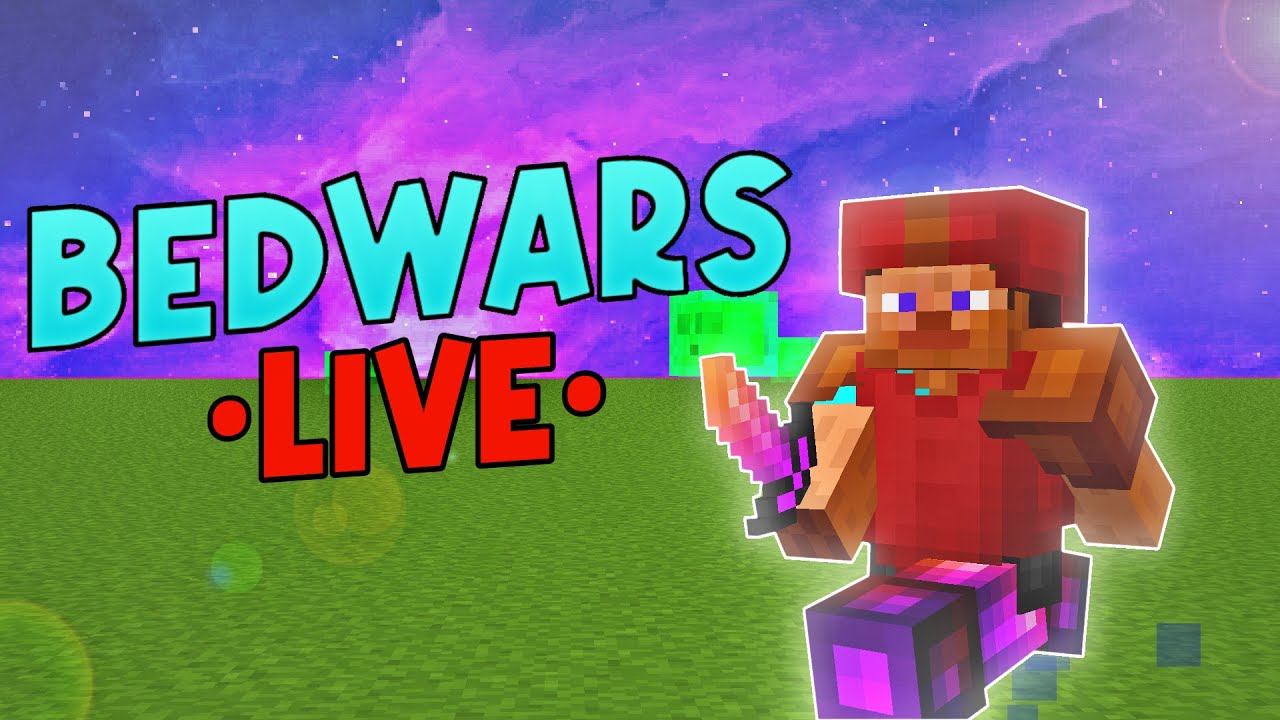 Minecraft - BedWars In Public SERVER With Low Ping || Want join ?