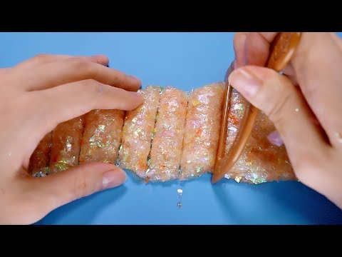 [ASMR] セロハンスライムの音? Slime Sounds #6 [声なし-No Talking]