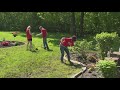 6th Annual Connor J. Long Foundation spring clean up helps homeowners