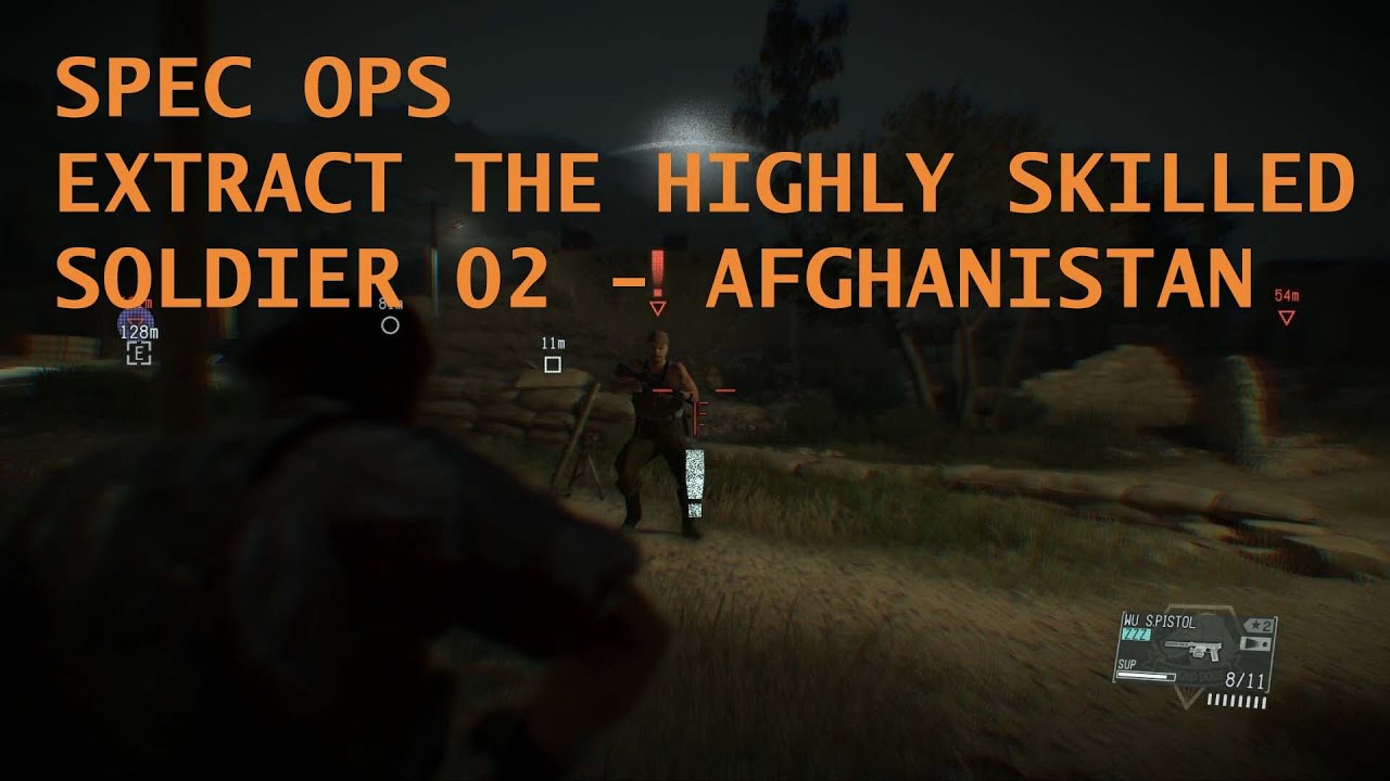 Metal Gear Solid 5 The Phantom Pain - Extract The Highly Skilled Soldier 02 Side OP (Afghanistan)
