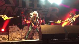 Steel Panther! Lexxi Foxx hair solo! (front row)