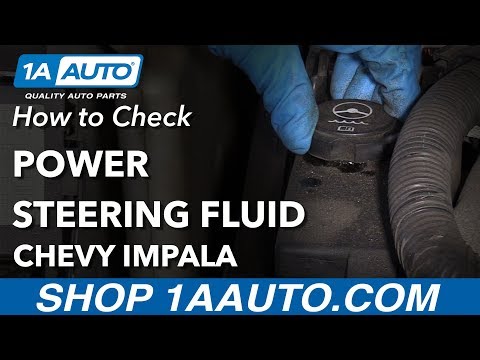 Video: Anong uri ng power steering fluid ang kinukuha ng isang Chevy Impala?