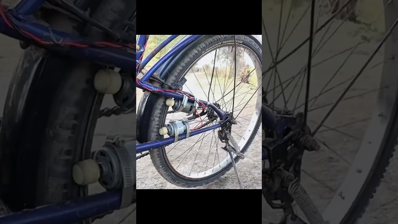 I build a electric cycle using 775 dc motors