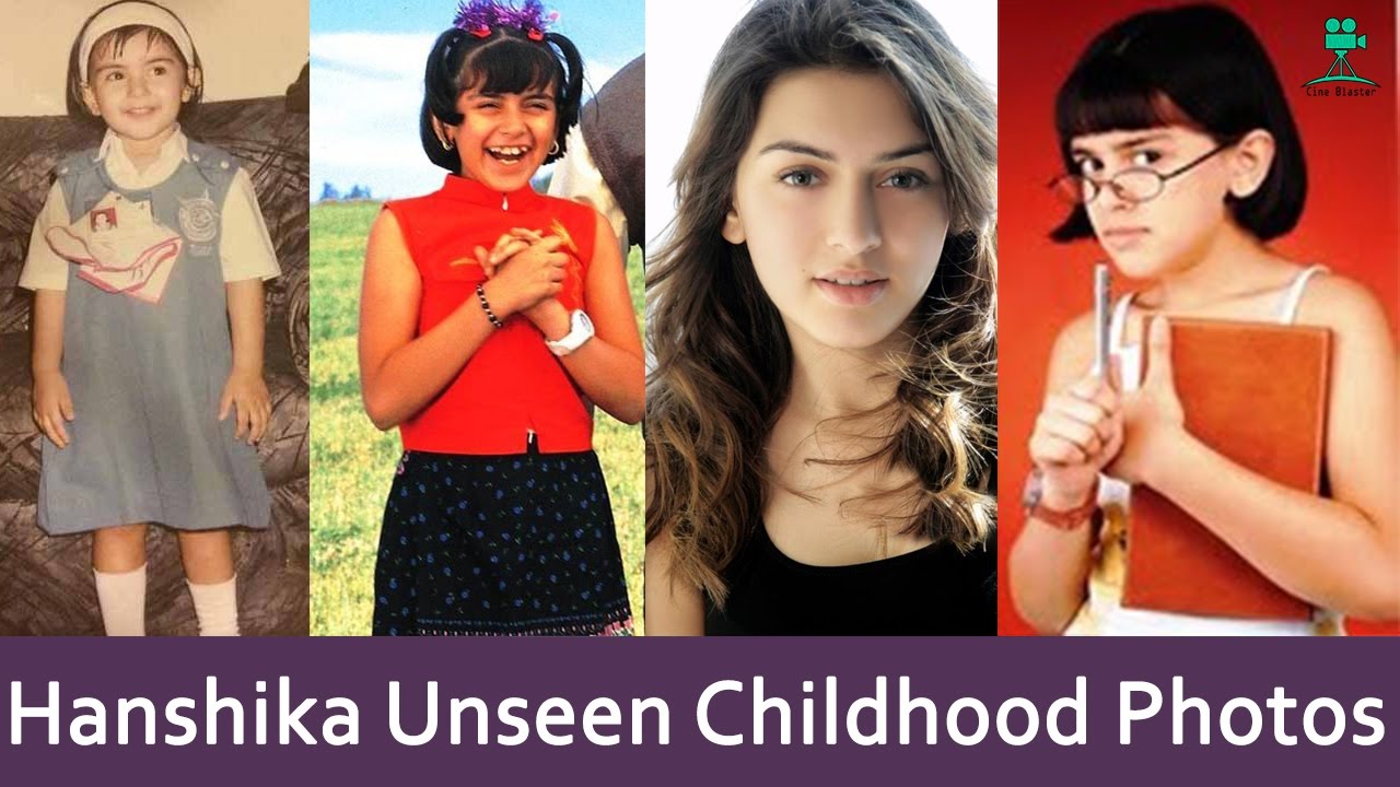 Hansika Motwani Childhood Photos | Rare and Unseen Photos - YouTube