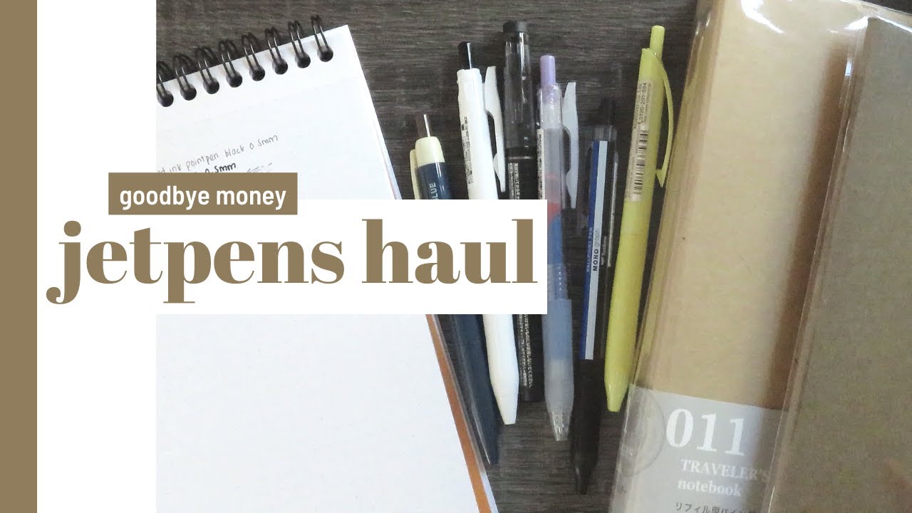 stationery haul 🪄 jetpens owns a part of my soul at this point YouTube